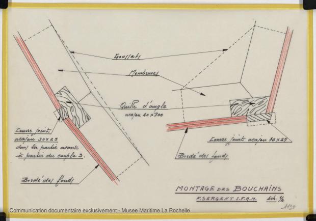 PLAN DE CONSTRUCTION - Vedette 11m (1969)