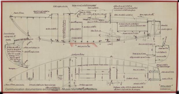 PLAN DE CONSTRUCTION - Holyday 7,50 m (1969)