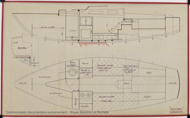 PLAN D&#039;AMENAGEMENT  - Holyday 7,50 m (1969)