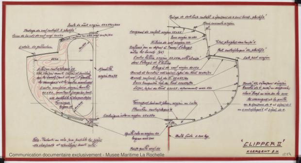 PLAN DE CONSTRUCTION - Clipper II 9 m (1970)