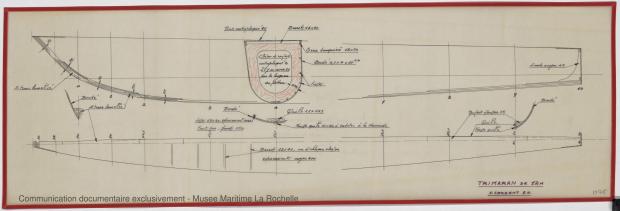 PLAN DE CONSTRUCTION - Puka-Puka Trimaran 12 m (1971)