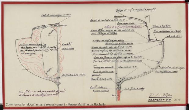 PLAN DE CONSTRUCTION - Croiser 8,50 m (1972)