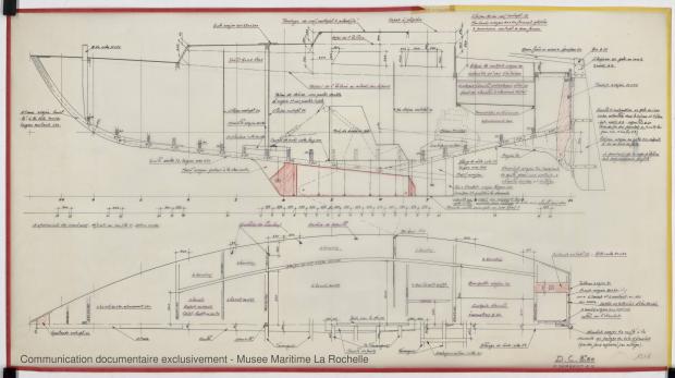 PLAN DE CONSTRUCTION - Croiser 8,50 m (1972)