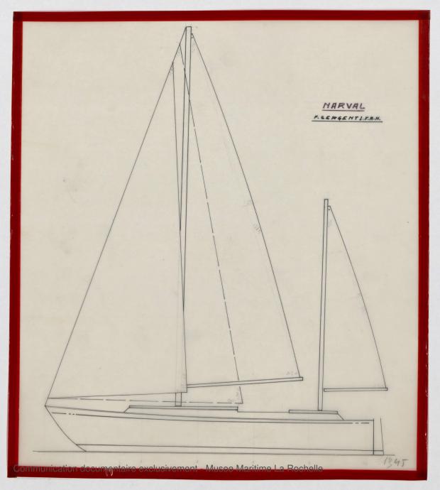 PLAN GENERAL - Narval 11,75 M (1972)