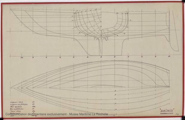 PLAN DE COQUE - Daïmio 7 m (1972)