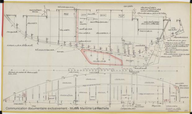 PLAN DE CONSTRUCTION - Locrido, Comores (amateurs) Sloop 10,50 m (1973)