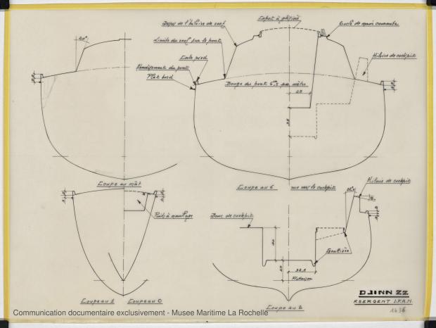 PLAN DE CONSTRUCTION - Djinn 22 (1975)