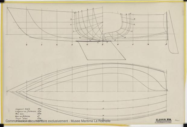 PLAN DE COQUE - Djinn 22 (1975)