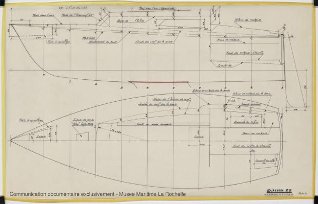 PLAN DE CONSTRUCTION - Djinn 22 (1975)