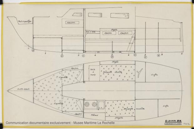 PLAN D&#039;AMENAGEMENT  - Djinn 22 (1975)