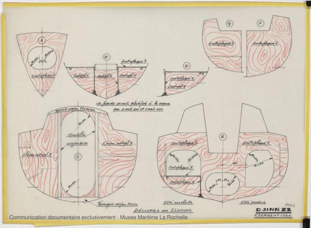 PLAN DE CONSTRUCTION - Djinn 22 (1975)