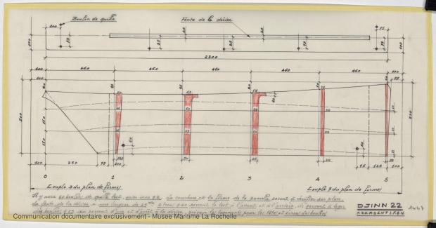 PLAN DE CONSTRUCTION - Djinn 22 (1975)