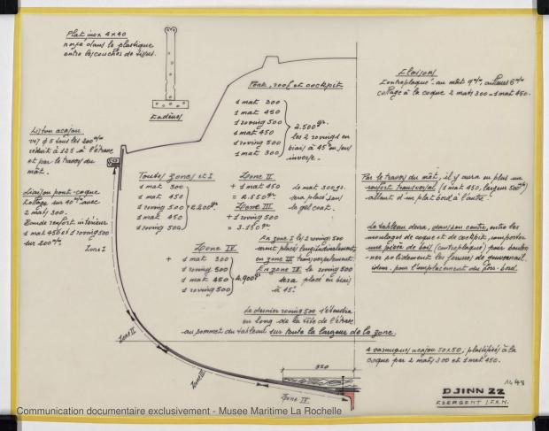 PLAN DE CONSTRUCTION - Djinn 22 (1975)