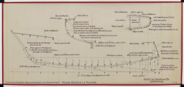 PLAN DE CONSTRUCTION - Canot de peche 7,20 m (1975)