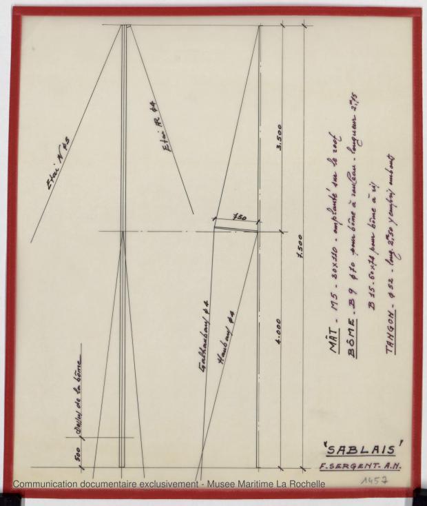 PLAN DE PONT - Sablais, 6,40 m (1975)