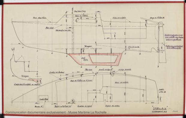 PLAN DE CONSTRUCTION - Sablais, 6,40 m (1975)