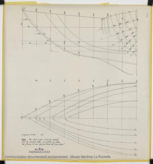 PLAN DE COQUE - Lady Rose, 9 m (1975)