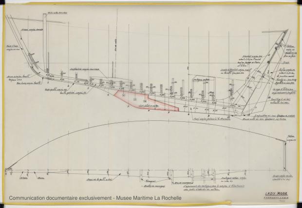 PLAN DE CONSTRUCTION - Lady Rose, 9 m (1975)