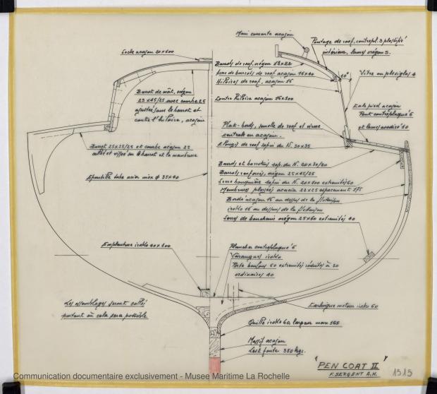 PLAN DE CONSTRUCTION - Pen Coat II   (1975)