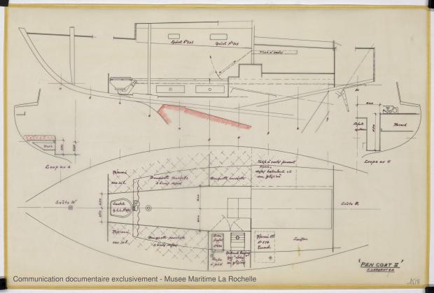 PLAN D&#039;AMENAGEMENT  - Pen Coat II   (1975)