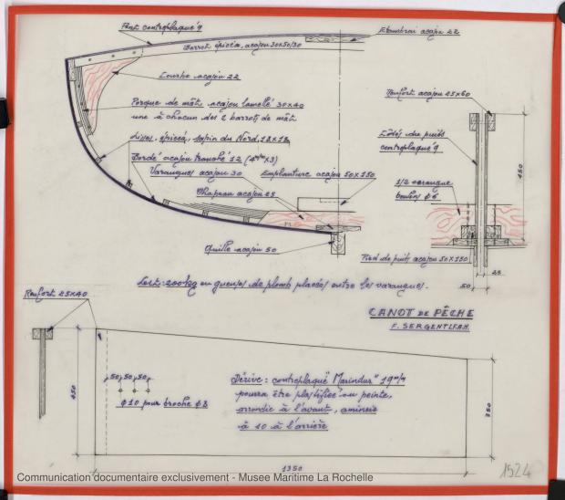 PLAN DE CONSTRUCTION - Canot de peche 6,25 m 1975 (1975)