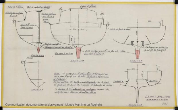 PLAN DE CONSTRUCTION - Canot breton 6,25 m (1975)