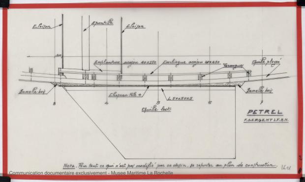 PLAN DE DERIVE/QUILLE - PETREL     (1977)