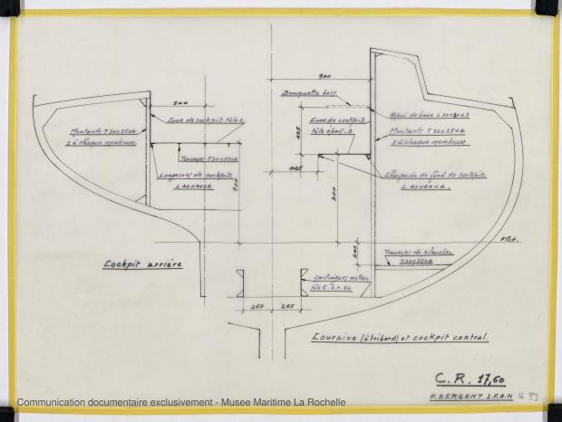 PLAN DE CONSTRUCTION - CRUISER RAPIDE   17,60 M (1977)