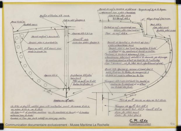 PLAN DE CONSTRUCTION - CRUISER RAPIDE   17,60 M (1977)