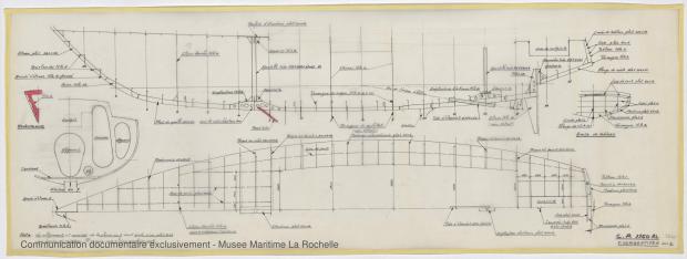 PLAN DE CONSTRUCTION - CRUISER RAPIDE   17,60 M (1977)