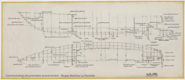 PLAN DE CONSTRUCTION - CRUISER RAPIDE   17,60 M (1977)