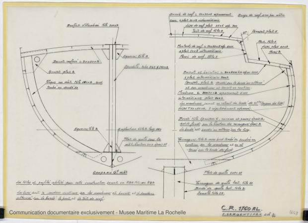 PLAN DE CONSTRUCTION - CRUISER RAPIDE   17,60 M (1977)