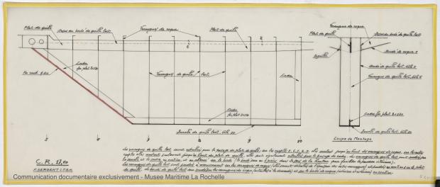 PLAN DE DERIVE/QUILLE - CRUISER RAPIDE   17,60 M (1977)