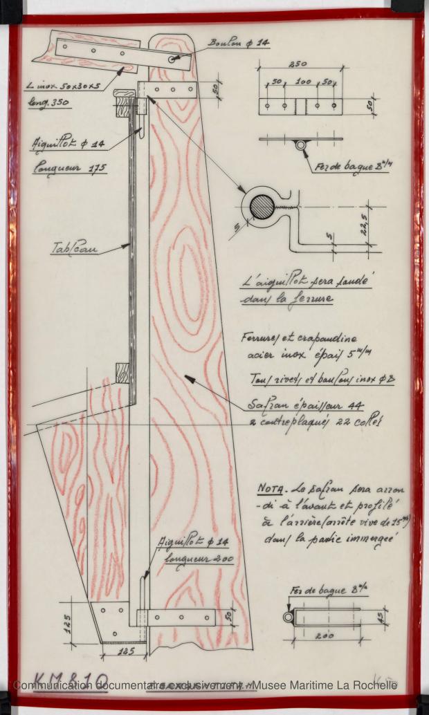 PLAN D&#039;APPAREIL A GOUVERNER - K.M. 810      (1977)