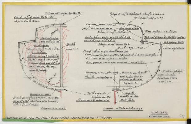 PLAN DE CONSTRUCTION - K.M. 810      (1977)