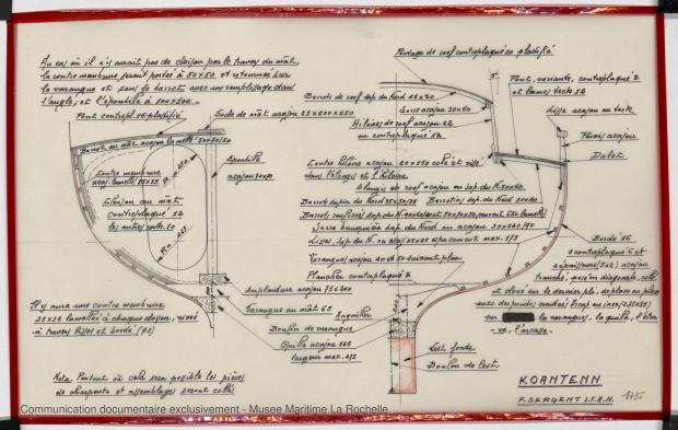 PLAN DE CONSTRUCTION - Koantenn, Chaloupe 8.25 m (1978)