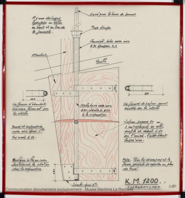 PLAN D&#039;APPAREIL A GOUVERNER - K.M. 1200 (1978)