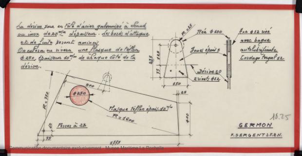 PLAN DE DERIVE/QUILLE - GERMON (1980)