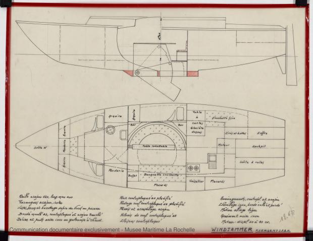 PLAN D&#039;AMENAGEMENT  - WINDJAMMER II  San 40   (1980)