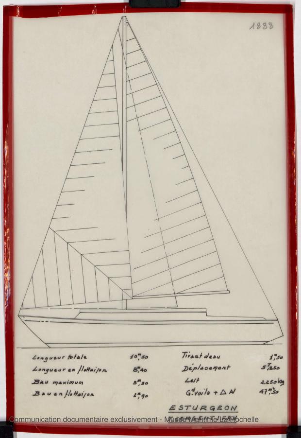 PLAN GENERAL - ESTURGEON 10,50 M (1981)