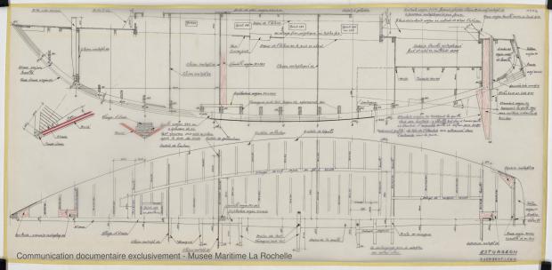 PLAN DE CONSTRUCTION - ESTURGEON 10,50 M (1981)