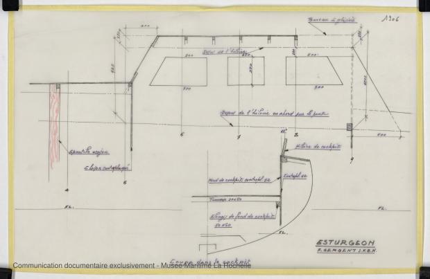 PLAN DE CONSTRUCTION - ESTURGEON 10,50 M (1981)