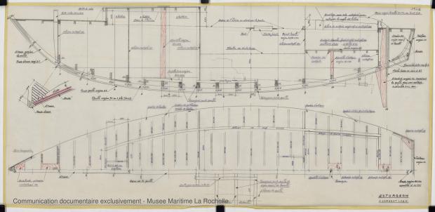 PLAN DE CONSTRUCTION - ESTURGEON 10,50 M (1981)