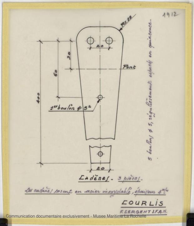 PLAN DE CONSTRUCTION - COURLIS  5.50 M (1981)