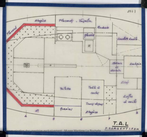 PLAN D&#039;AMENAGEMENT  - TONGA-TALI 10.50 M (1983)