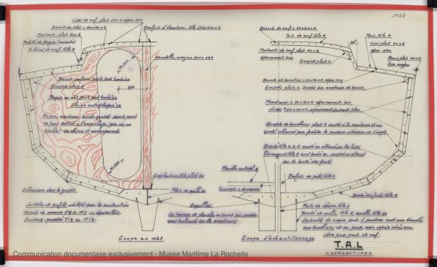 PLAN DE CONSTRUCTION - TONGA-TALI 10.50 M (1983)