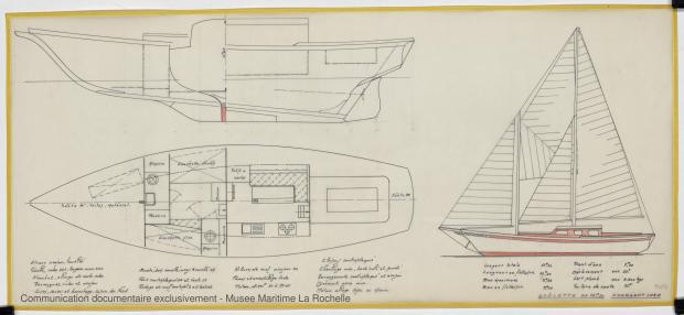 PLAN GENERAL - GOELLETTE 13,50 M (1986)