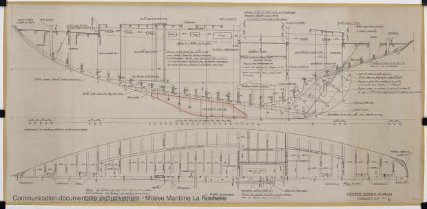 PLAN DE CONSTRUCTION - Thalamus  Cruiser rapide 14,40 m (1963)